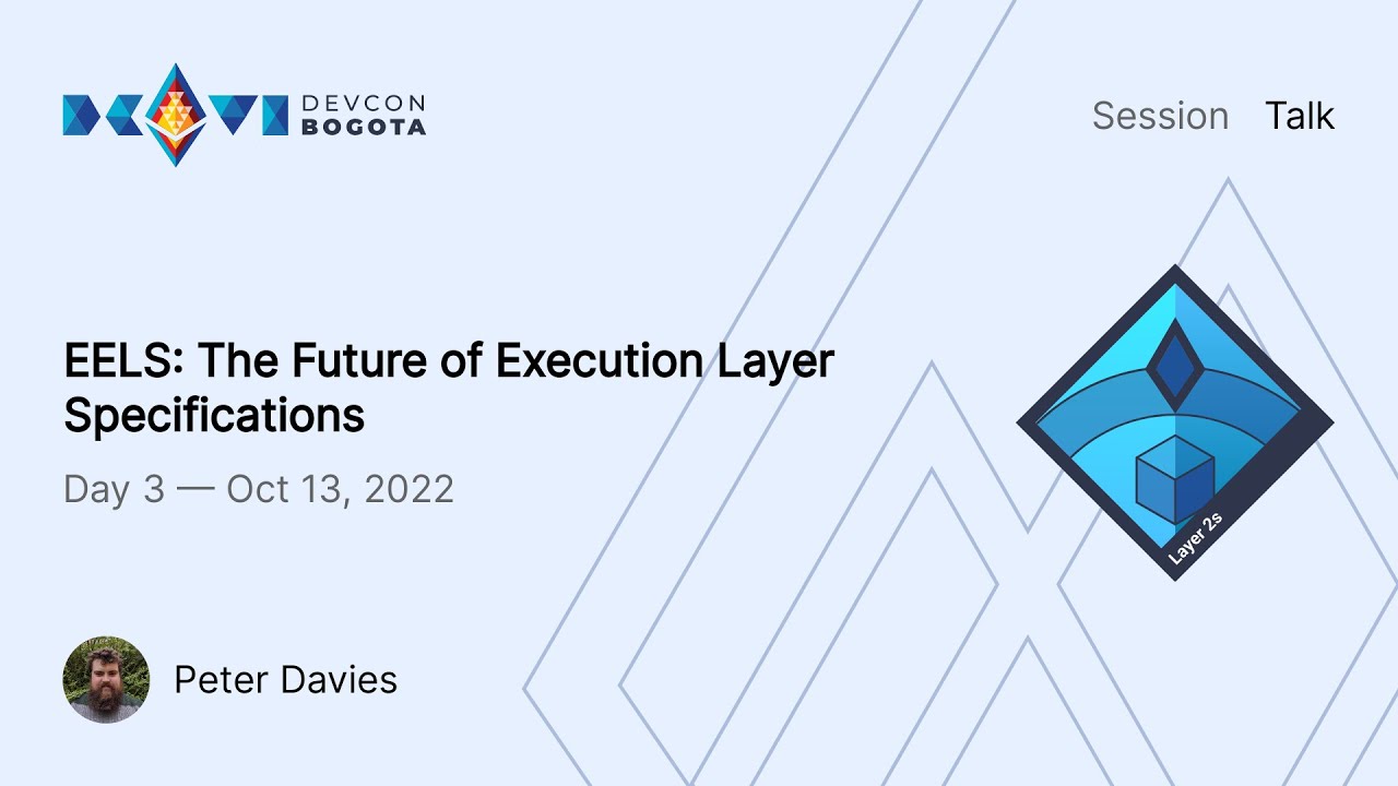 EELS: The Future of Execution Layer Specifications preview