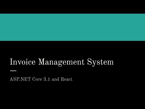 ASP.NET Core 3.1 Clean Architecture – Invoice Management App (Part 1)