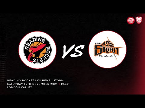 NBL LIVE | Reading Rockets vs Hemel Storm - 16.11.24