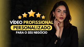 Eu vou fazer uma propaganda profissional para o seu negócio