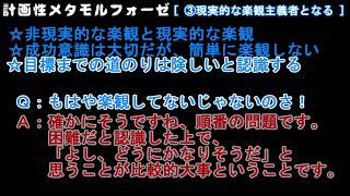 計画性メタモルフォーゼ ～自分を変えるために～ ③