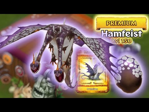 Hamfeist (New Premium Hideous Zippleback) Titan Mode Max Level 150 | Dragons: Rise of Berk