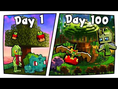 We Spent 100 Days Building The Ultimate Farm In Minecraft Pokemon!