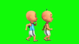Download lagu UPIN DAN IPIN BERJALAN GREEN SCREEN NO COPYRIGTH mp3