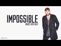 James Arthur - Impossible ( Lyrics)