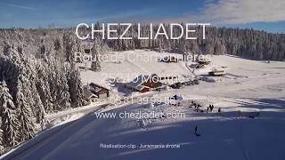 Chalet le TOUPIN 10 pers - Chez Liadet MOUTHE. Juramania drone