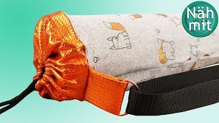 Yogatasche nähen | Tasche für Yogamatte | Ohne Schnittmuster | Nähen für Anfänger | Näh mit mir!