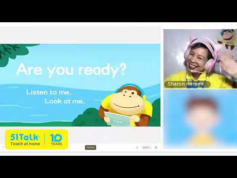 51Talk Teaching Demo: Engaging, Guiding, Rewarding | Teacher Sharon Hensen