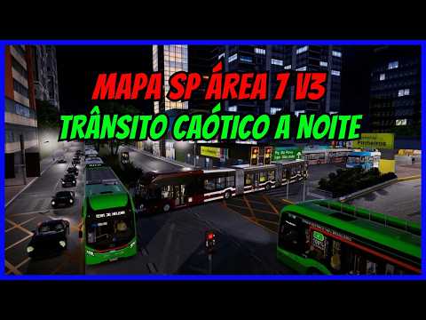 🔴Gameplay Mapa SP Área 7 Fictício V3 Linha 968P Com Biarticulado | Proton Bus Simulator #cqmods
