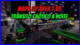 🔴Gameplay Mapa SP Área 7 Fictício V3 Linha 968P Com Biarticulado | Proton Bus Simulator  #cqmods