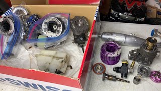 Big Lot of Race Engines Novarossi -Werks - adam Drake LIVE Assembly NitroGang Stream