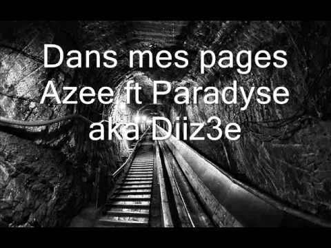 Dans mes pages - Azee Ft Paradyse
