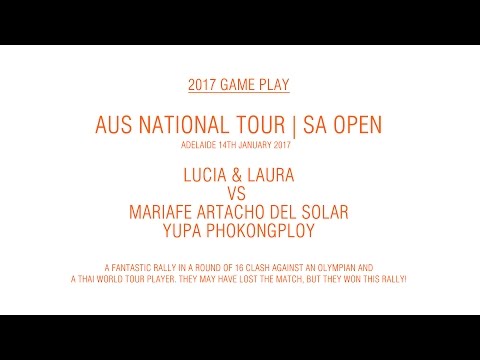 2017 SA OPEN - LUCIA and LAURA V MFE and YUPA