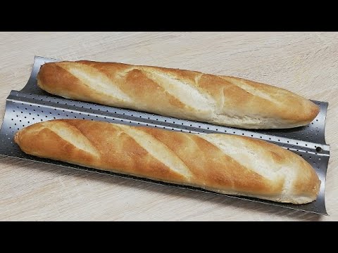 Voici Comment Faire Des Baguettes de Pain Croustillante Hum Miam Miam !!!