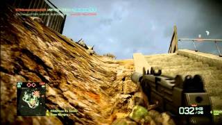 Me Sooo Excited for Battlefield 3!  BFBC2 Multiplayer Game Clip w/ Commentary