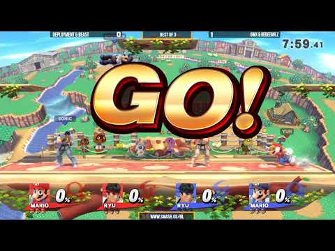 BLSF  6WX & Redeemr Z vs Beast & Deployment   Losers Semi Finals   Smash 4 Doubles