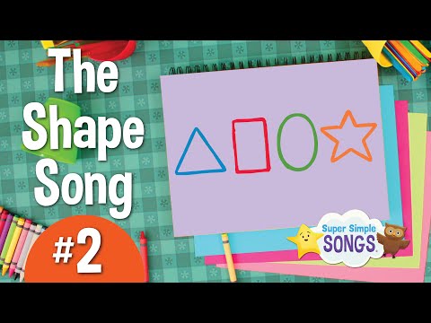 The Shape Song #2 | Review Song for Kids | Super Simple Songs