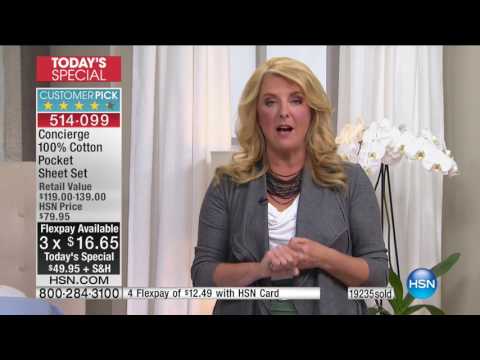 HSN | Concierge Collection Bedding 03.17.2017 - 10 PM
