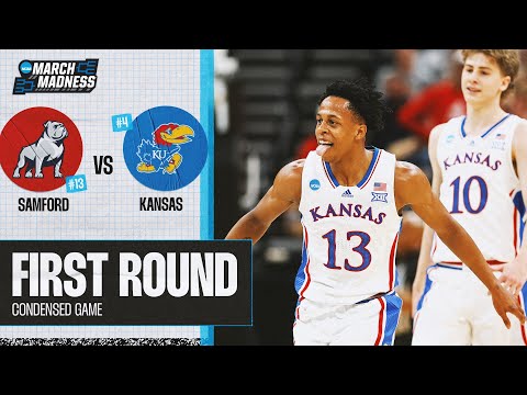 Kansas vs. Samford - First Round NCAA tournament extended highlights