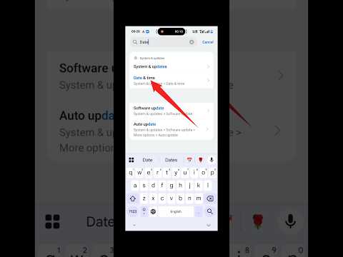 Date And Time Settings | One Plus Mobile Main Time Set Kaise Kare #shorts