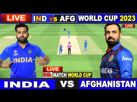 Live: IND Vs AFG, ICC World Cup 2023 | Live Match Centre | India Vs Afghanistan | 2nd Innings
