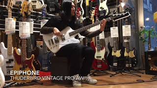 Video thumbnail for Epiphone Thuderbird vintage pro AW -MIC REC- by 三木楽器 / MIKIGAKKI 公式チャンネル