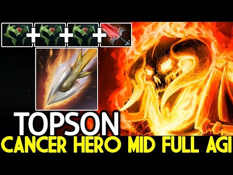 TOPSON [Clinkz] Cancer Hero Mid is Back Full Agi Build 7.24 Dota 2
