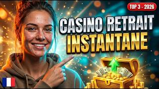 Casino Retrait Instantané 2026 ⚡ Mon TOP 3 (paiement rapide)