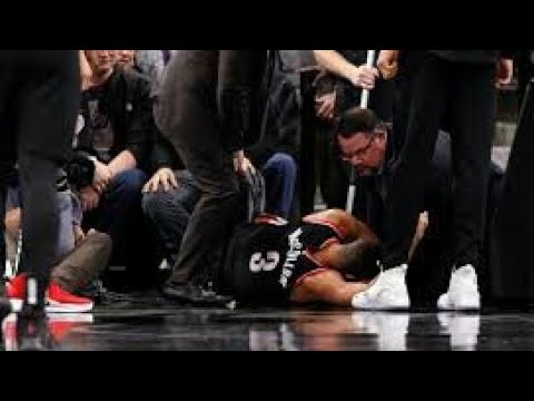 CJ McCollum Leg Injury - Blazers vs Spurs | March 16, 2019 | 2018-19 NBA Season