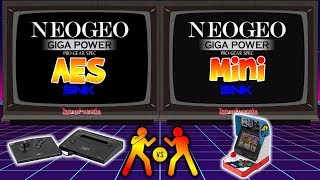 Neo Geo Mini Versus The AES! Graphics & Audio Comparison! 🎮