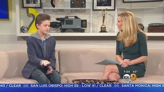 'Colony' Star Jacob Buster Speaks to KCAL9 video