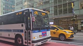 Both The Midtown Manhattan Bound SIM4C Express Bus and The x28 Express Bus 