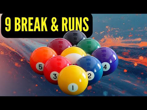 Nine More 9-Ball Break And Run Outs [Compilation] Summer 2025