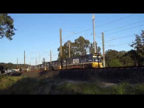 4 x 82's sitting in Gosford down passing loops - 3/6/15