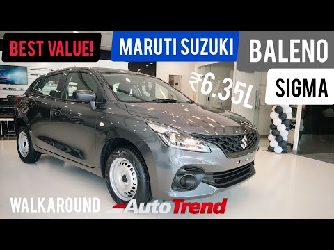 2022 Maruti Suzuki Baleno Base Model Sigma Most Detailed Walkaround Review  | Best Value ?