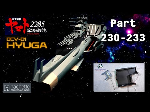 Hachette JP Space Combat Carrier Hyuga Part 230 - 233 - Der Hangar für die Spacejets!