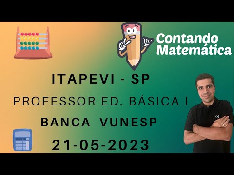 Correção ITAPEVI - PEB I - Vunesp - Matemática