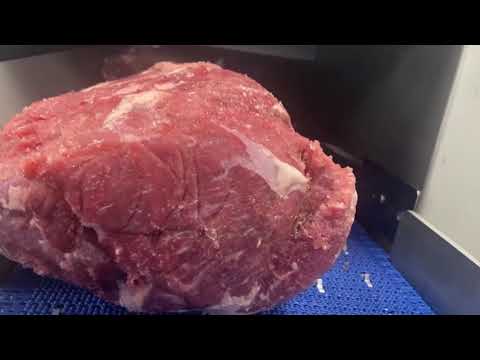 MHS Model ICC28 Horizontal Meat Slicer and Portion Control Machine
