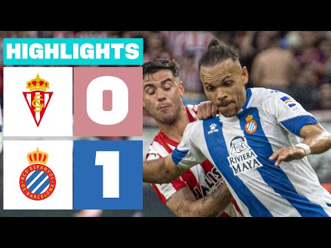 Highlights Real Sporting vs RCD Espanyol (0-1)