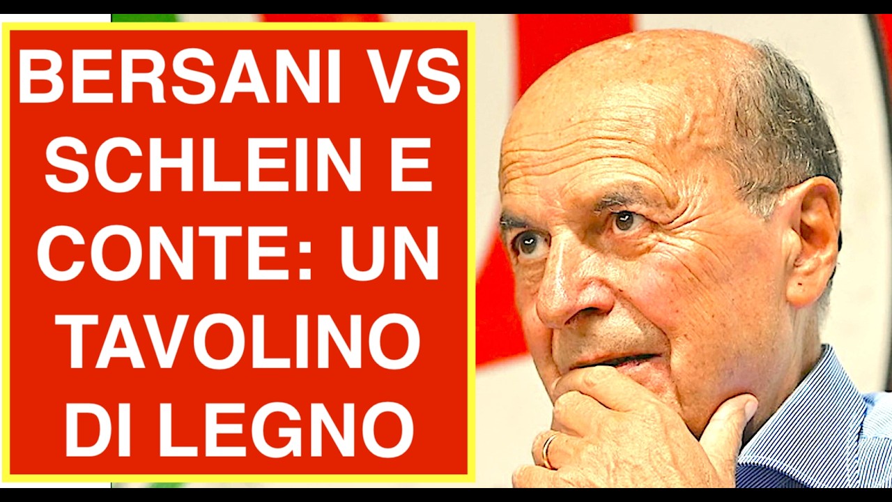 BERSANI VS SCHLEIN E CONTE: UN TAVOLINO DI LEGNO