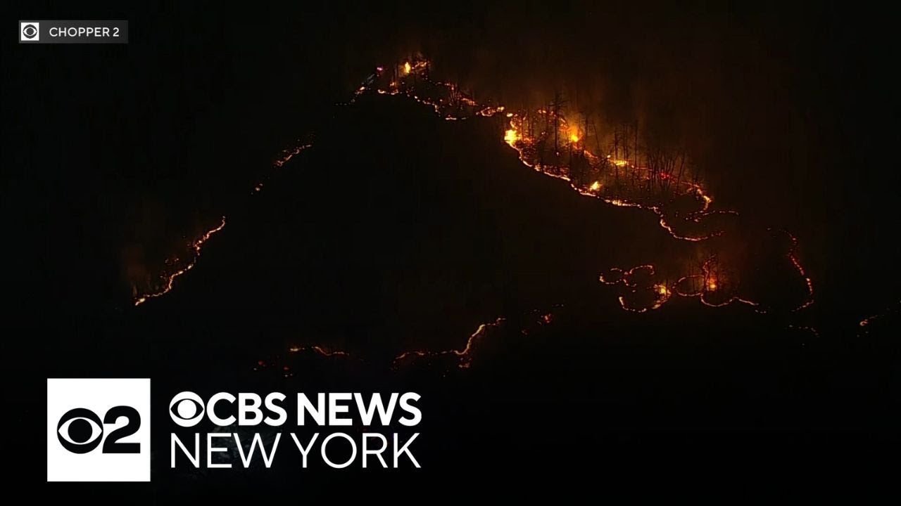 New Jersey wildfire still burning after over 24 hours