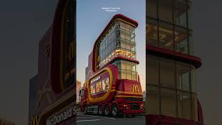 食事と移動は一緒に済ませる風潮 #マクドナルド #futuristic #automobile #truck #nanotechnology