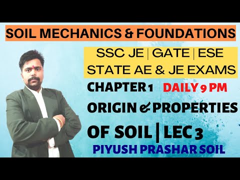 INTRODUCTION TO SOIL MECHANICS Soil Mechanics for GATE ESE SSC JE STATE AE JE RRB JE