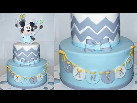 Cake decorating tutorials | how to make a MICKEY MOUSE CAKE | Sugarella Sweets Video