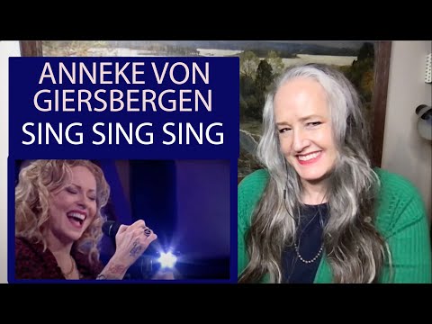 Voice Teacher Reaction to Anneke van Giersbergen - Sing sing sing | Beste Zangers 2021