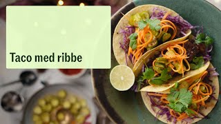 Taco med ribbe