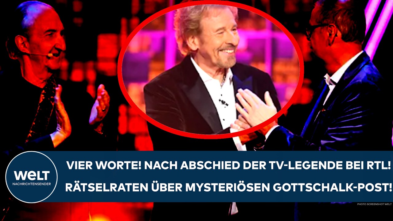 THOMAS GOTTSCHALK: "Es gab einen ganz tollen Moment!" Abschied der TV-Legende bei RTL!
