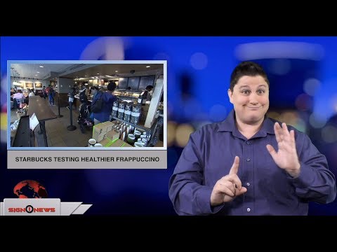 Starbucks testing healthier Frappuccino (ASL - 8.30.18)