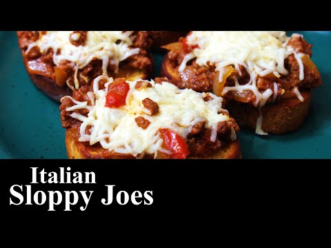 Italian Sloppy Joes | SLOPPY JOES | Easy Recipe | ITALIAN STYLE | The Southern Mountain Kitchen