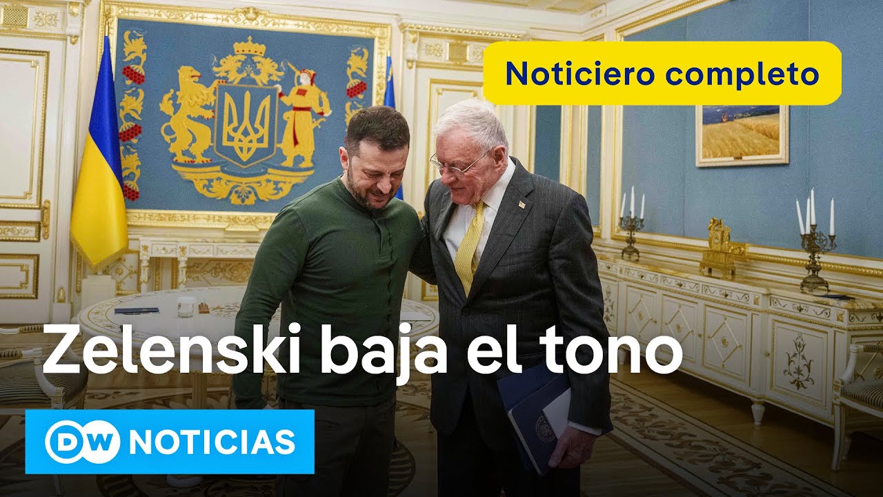 🔴 DW Noticias del 20 de febrero: Presidente ucraniano quiere un "vínculo sólido" con EE. UU.
